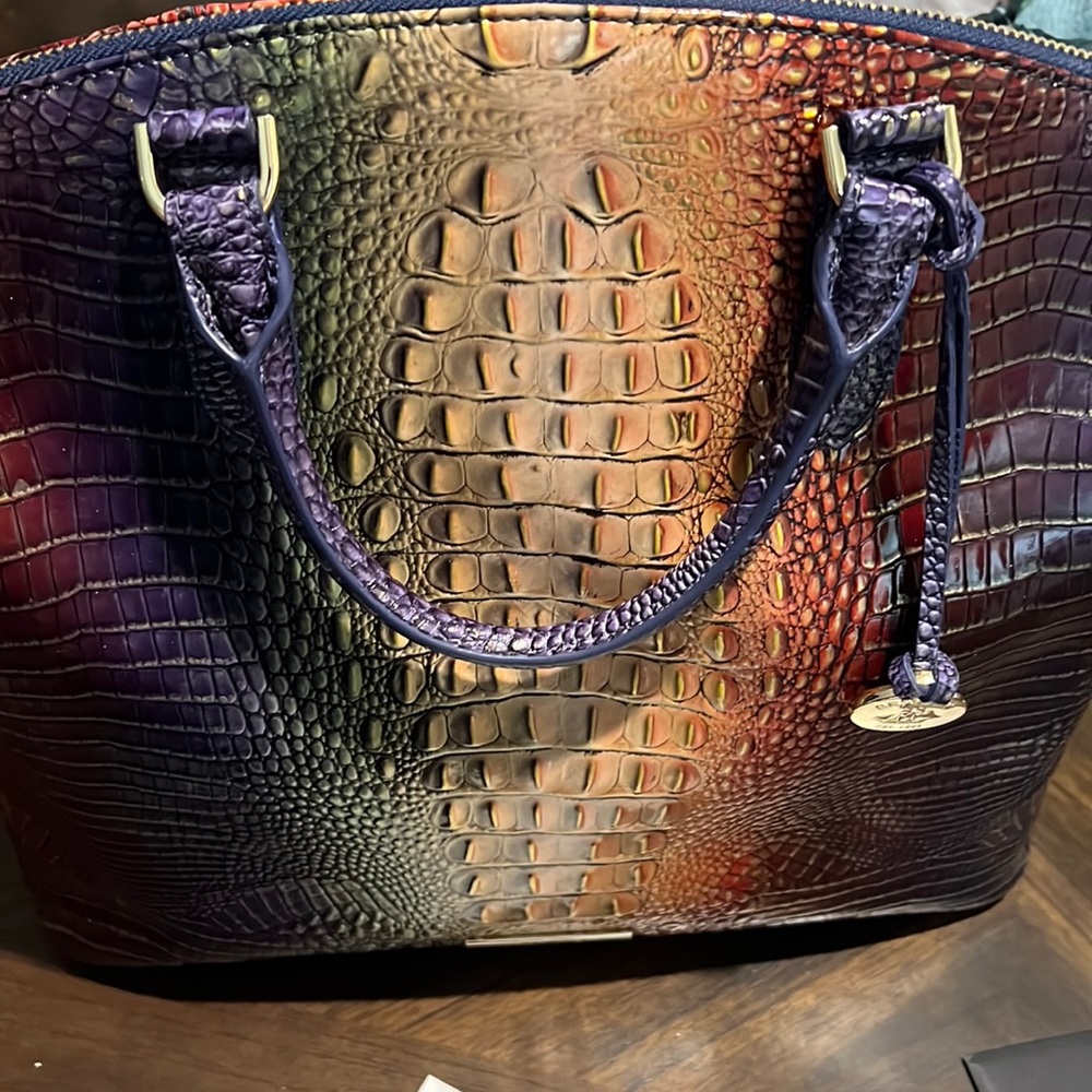 Brahmin large duxbury satchel autumn ombré
